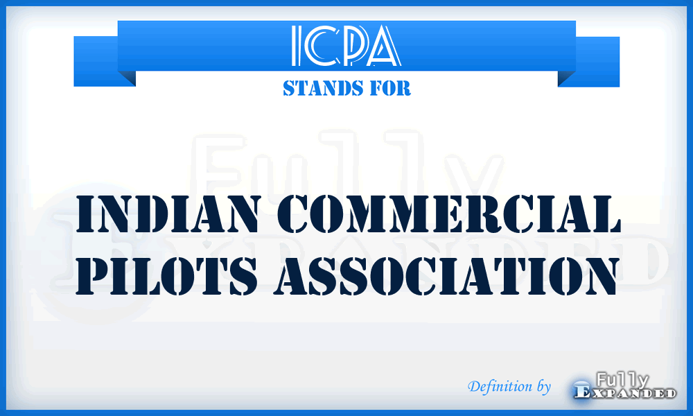 ICPA - Indian Commercial Pilots Association