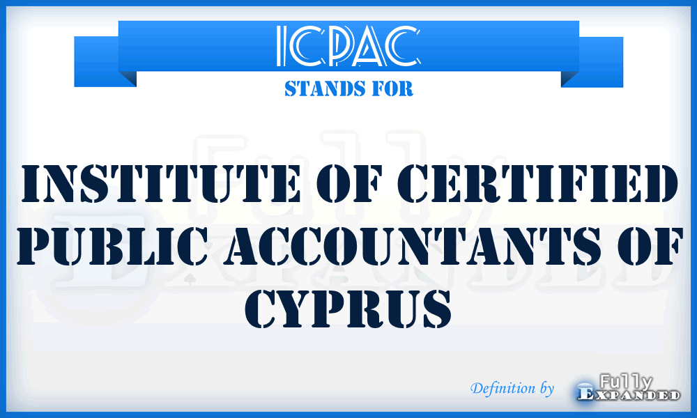 ICPAC - Institute of Certified Public Accountants of Cyprus