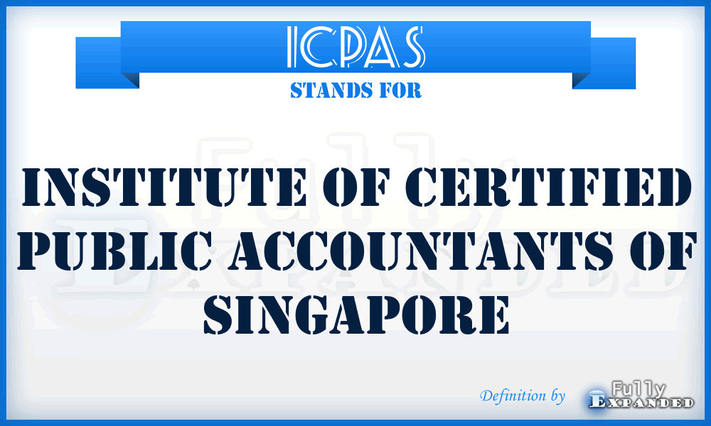 ICPAS - Institute of Certified Public Accountants of Singapore