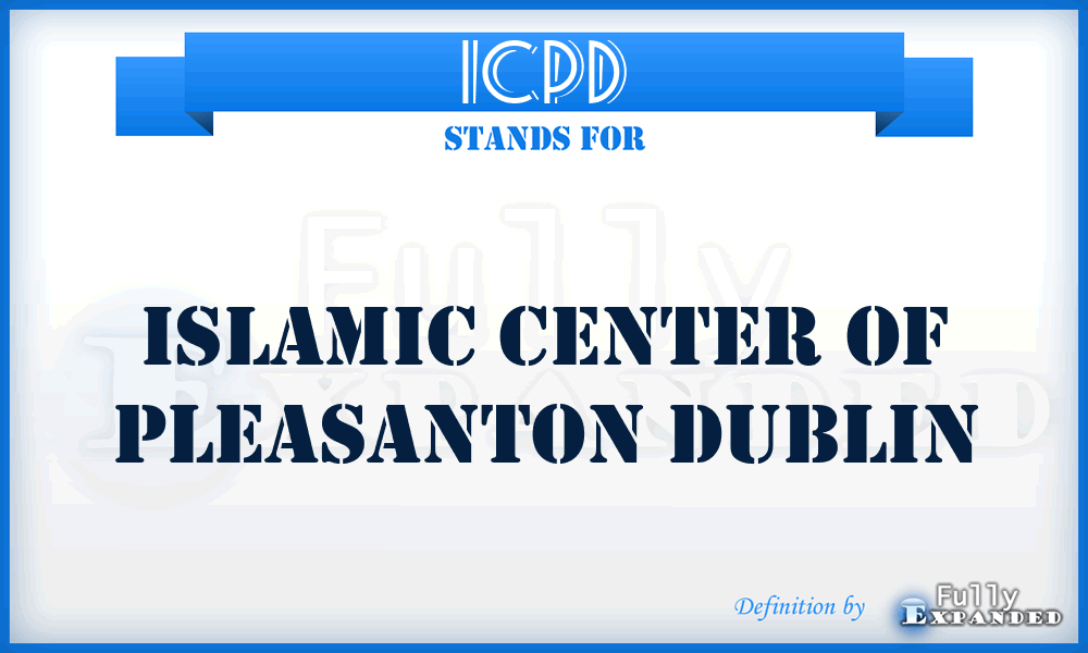 ICPD - Islamic Center Of Pleasanton Dublin