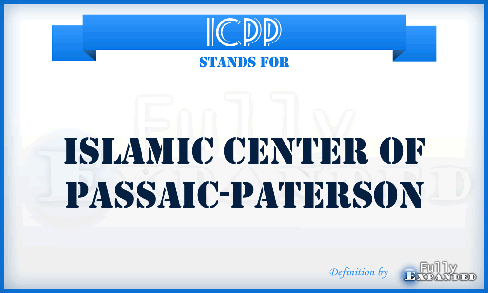 ICPP - Islamic Center of Passaic-Paterson