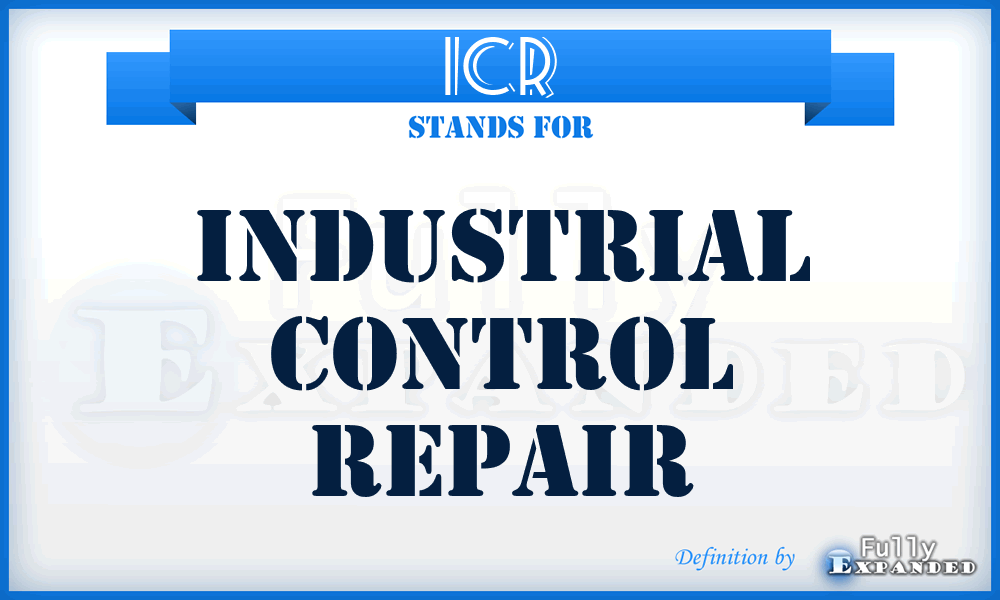 ICR - Industrial Control Repair