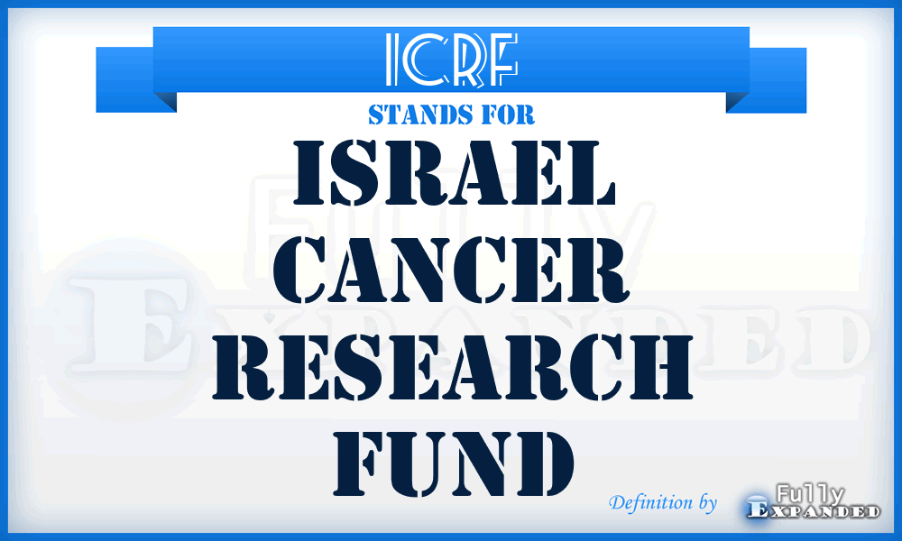 ICRF - Israel Cancer Research Fund