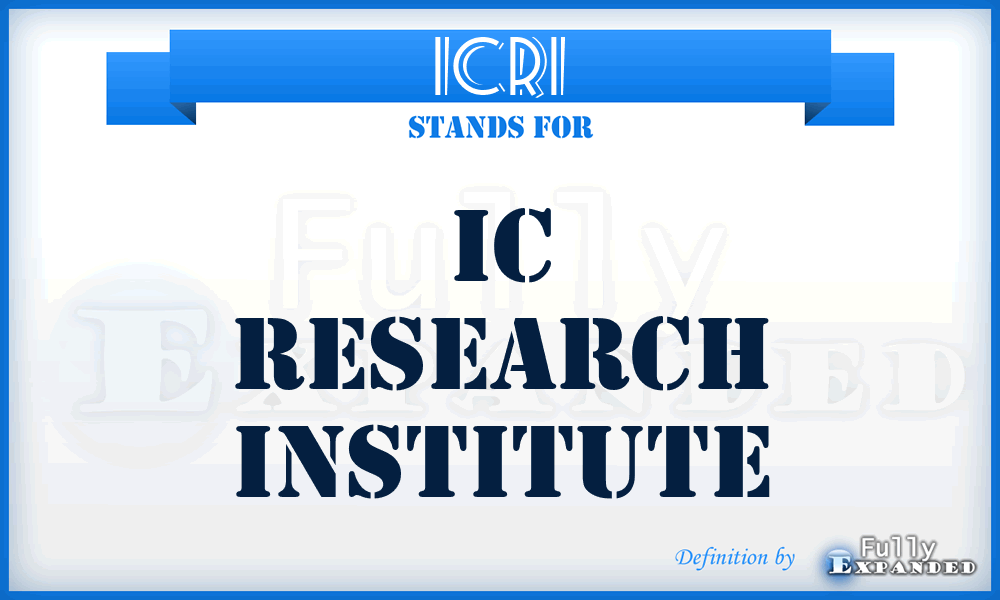 ICRI - IC Research Institute