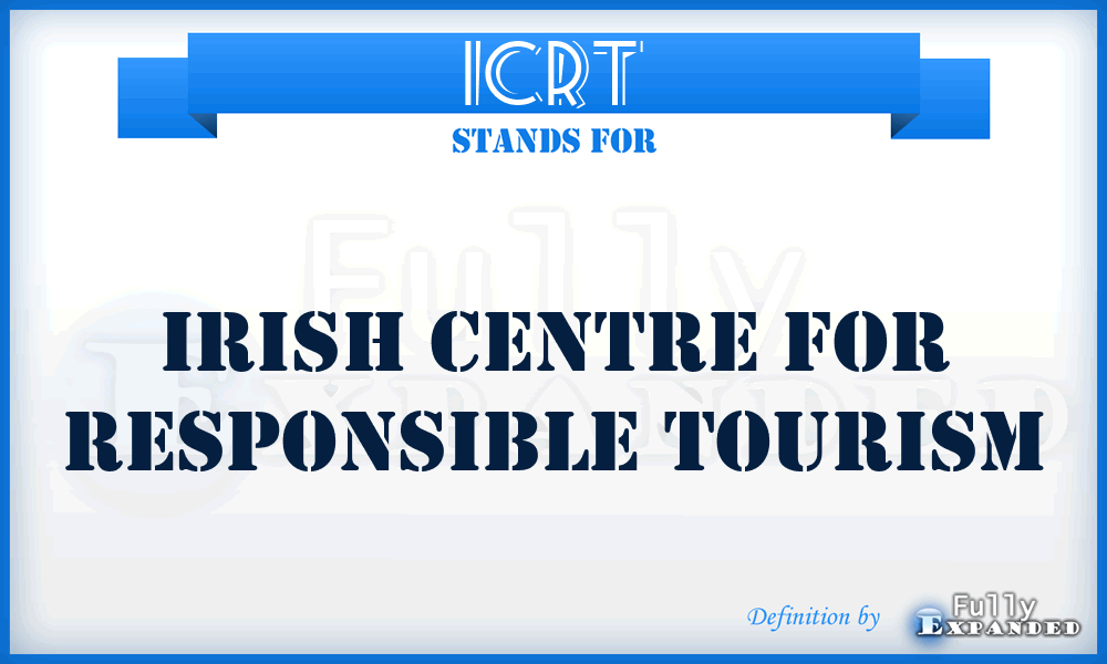 ICRT - Irish Centre for Responsible Tourism