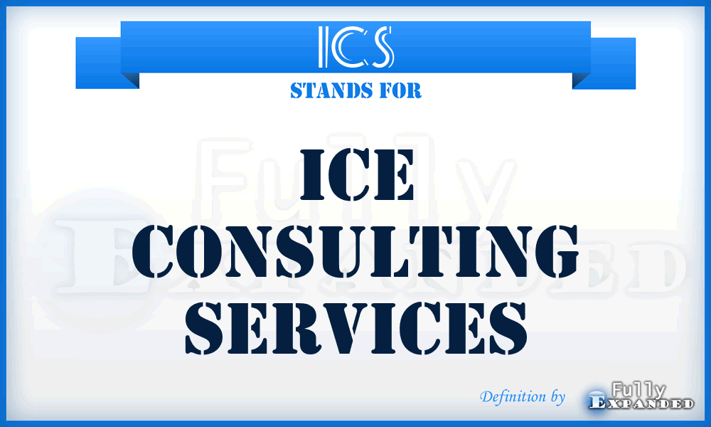 ICS - Ice Consulting Services