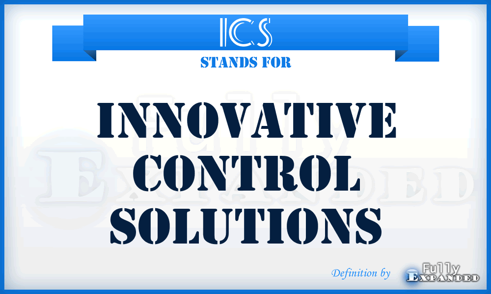 ICS - Innovative Control Solutions