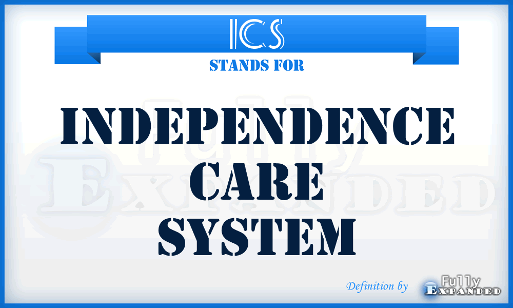 ICS - Independence Care System