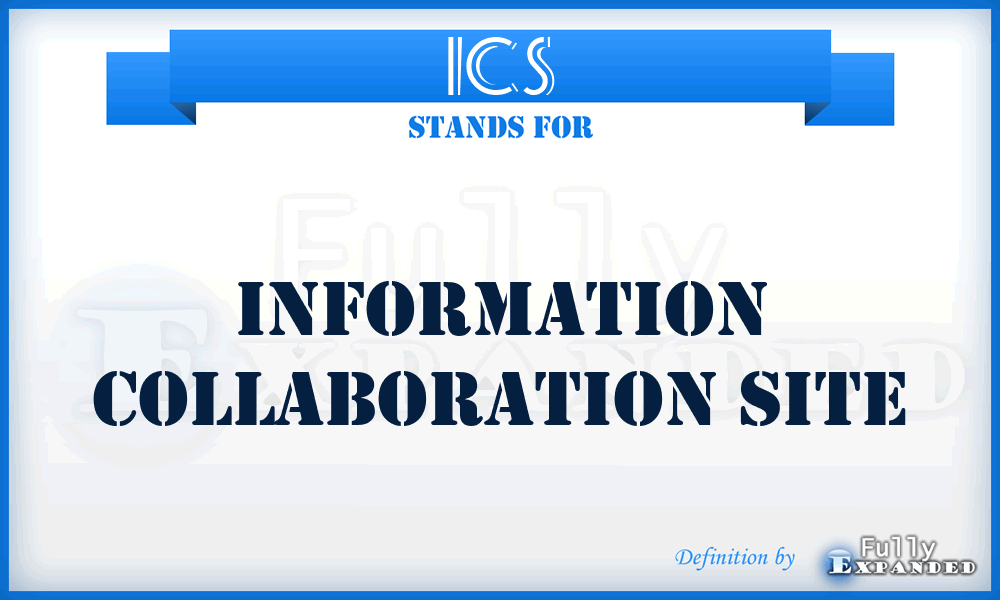 ICS - Information Collaboration Site