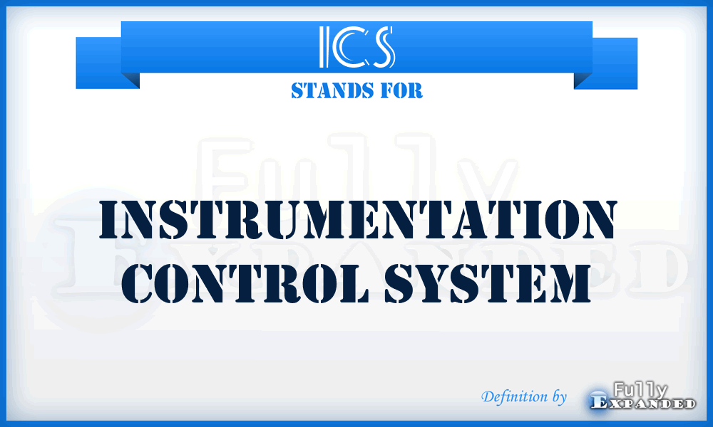 ICS - Instrumentation Control System