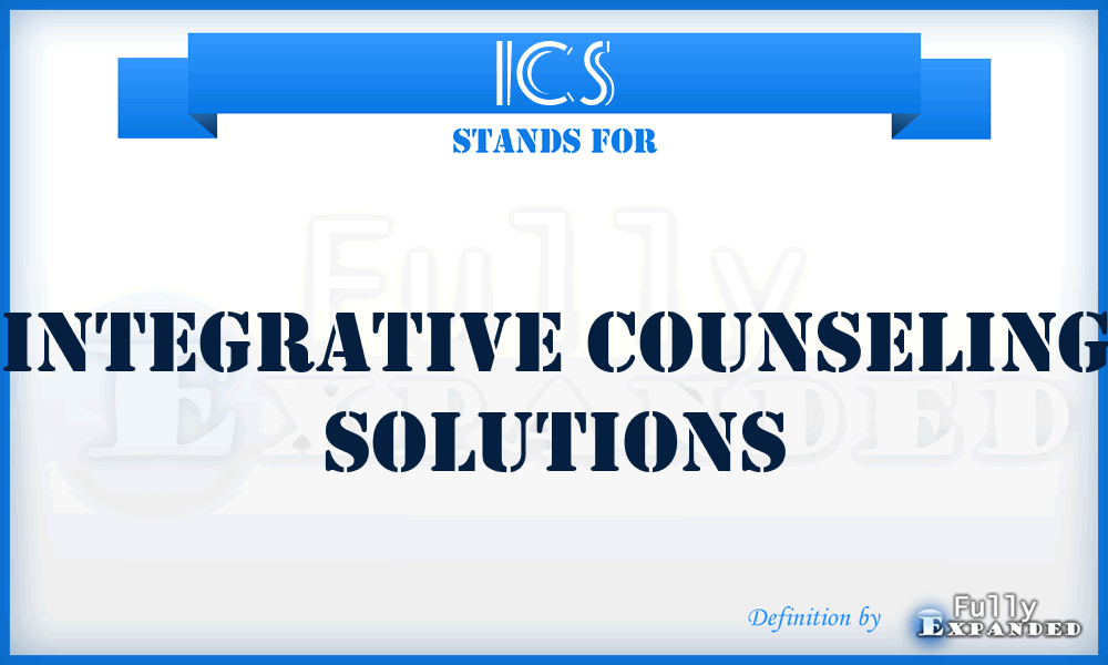 ICS - Integrative Counseling Solutions