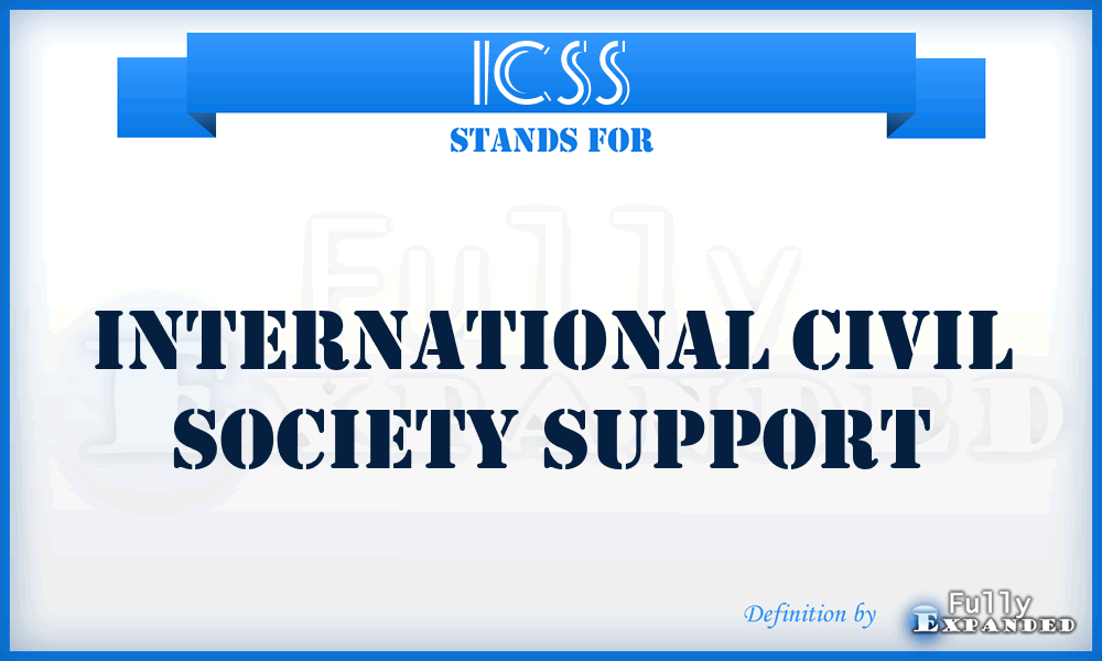 ICSS - International Civil Society Support