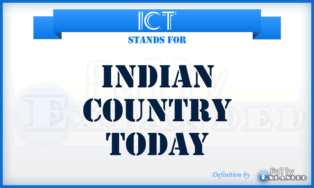 ICT - Indian Country Today