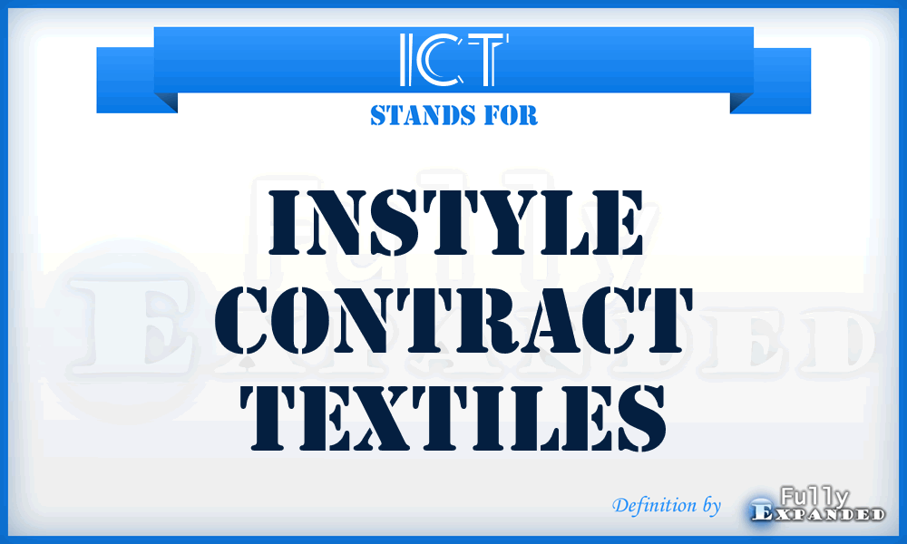 ICT - Instyle Contract Textiles