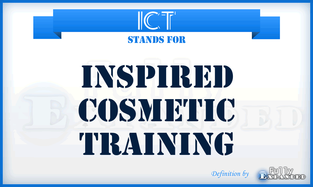 ICT - Inspired Cosmetic Training