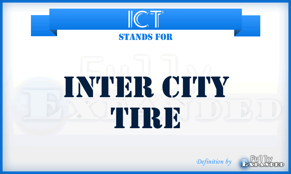 ICT - Inter City Tire