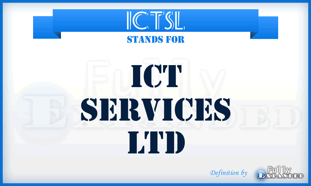 ICTSL - ICT Services Ltd