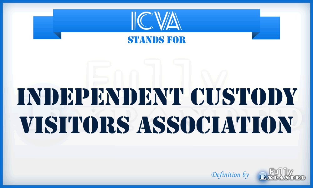 ICVA - Independent Custody Visitors Association