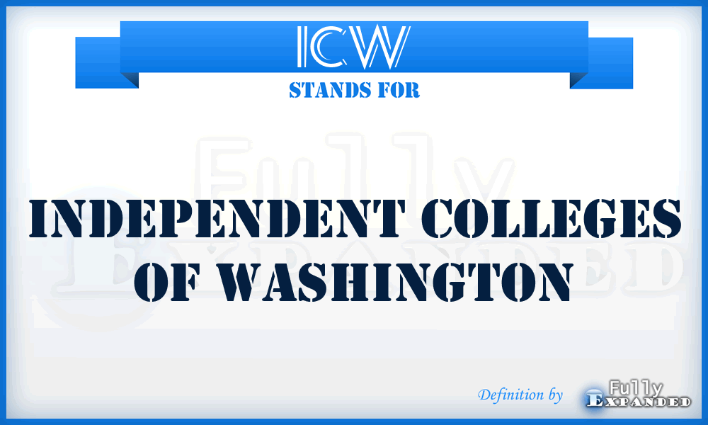 ICW - Independent Colleges of Washington