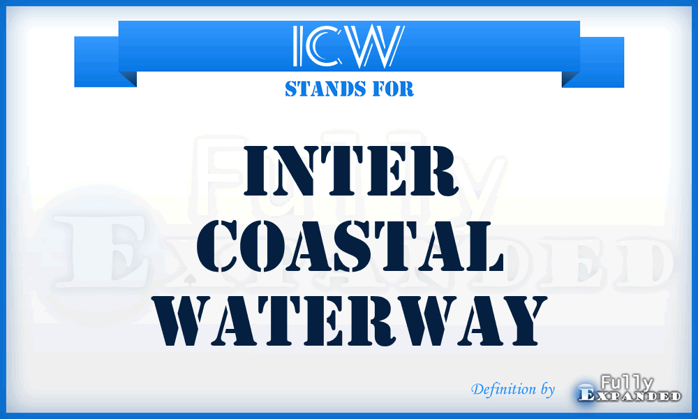 ICW - Inter Coastal Waterway