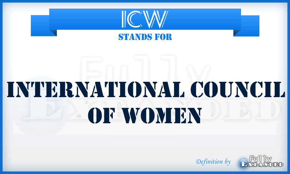 ICW - International Council of Women