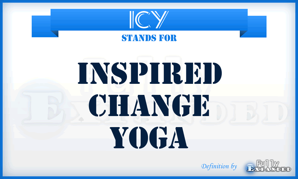 ICY - Inspired Change Yoga