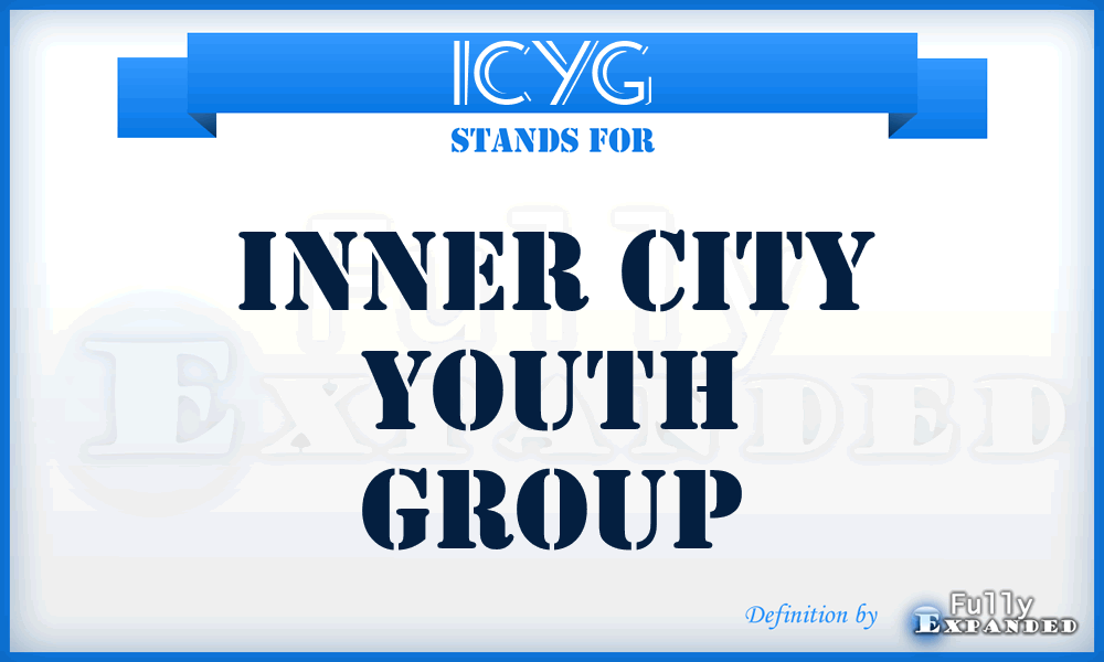 ICYG - Inner City Youth Group