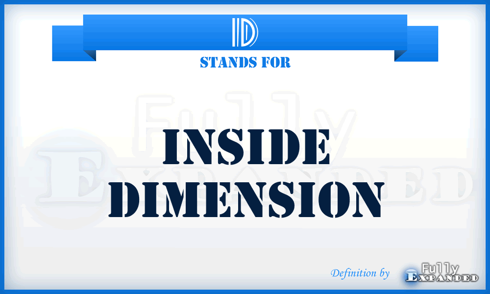 ID - Inside Dimension