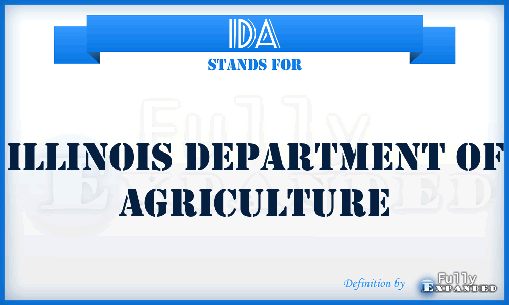 IDA - Illinois Department of Agriculture