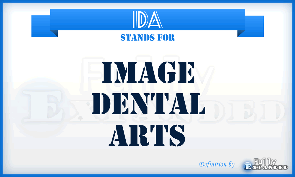 IDA - Image Dental Arts