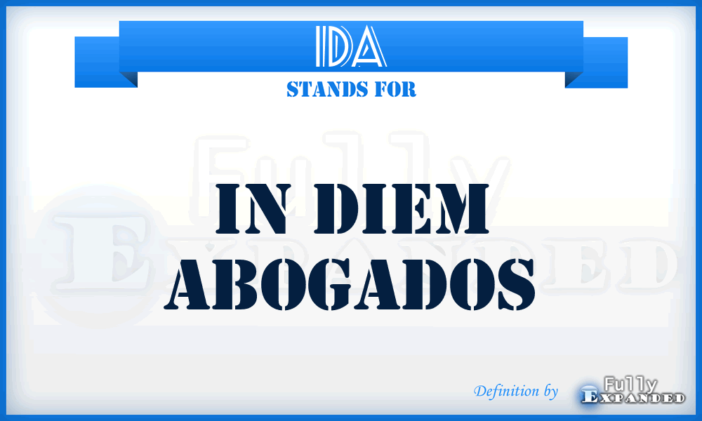 IDA - In Diem Abogados