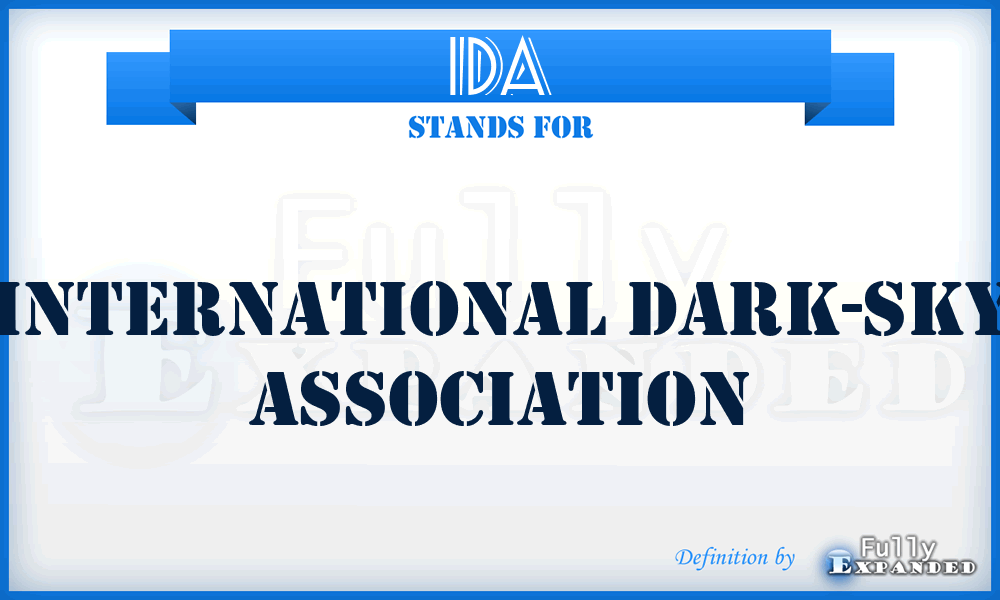 IDA - International Dark-Sky Association