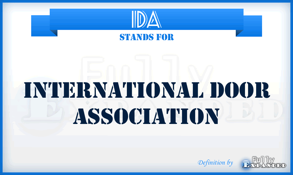 IDA - International Door Association