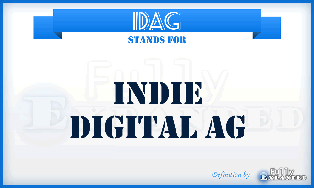 IDAG - Indie Digital AG