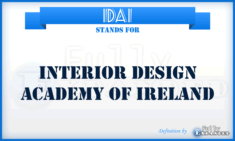 IDAI - Interior Design Academy of Ireland