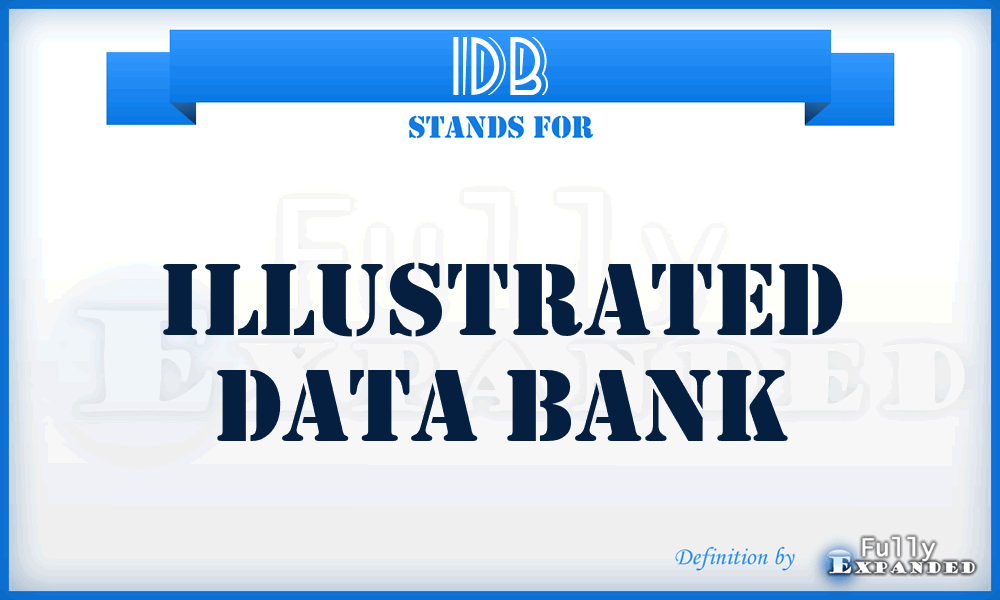 IDB - Illustrated Data Bank