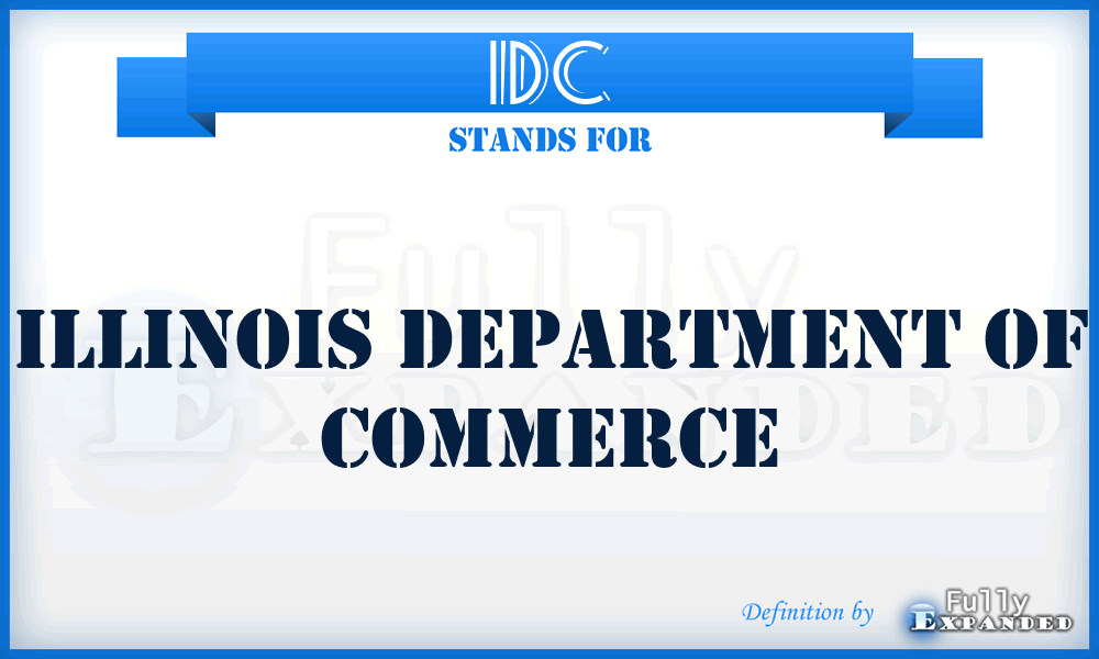 IDC - Illinois Department of Commerce