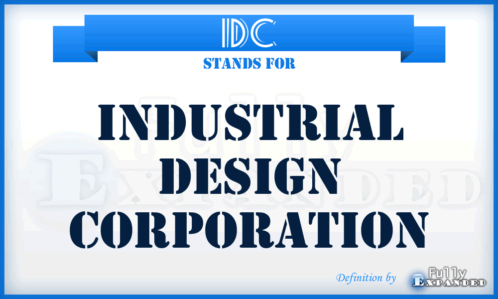 IDC - Industrial Design Corporation