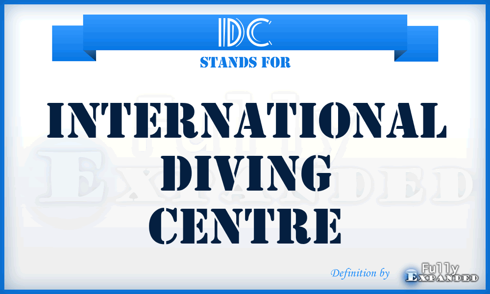 IDC - International Diving Centre