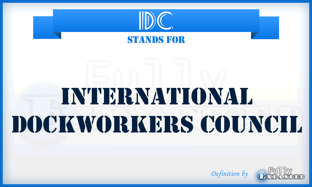 IDC - International Dockworkers Council