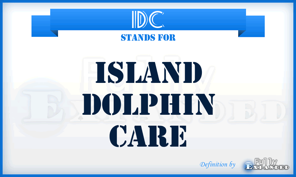 IDC - Island Dolphin Care