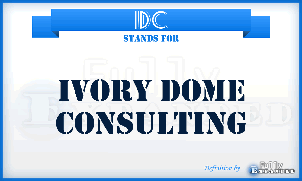 IDC - Ivory Dome Consulting