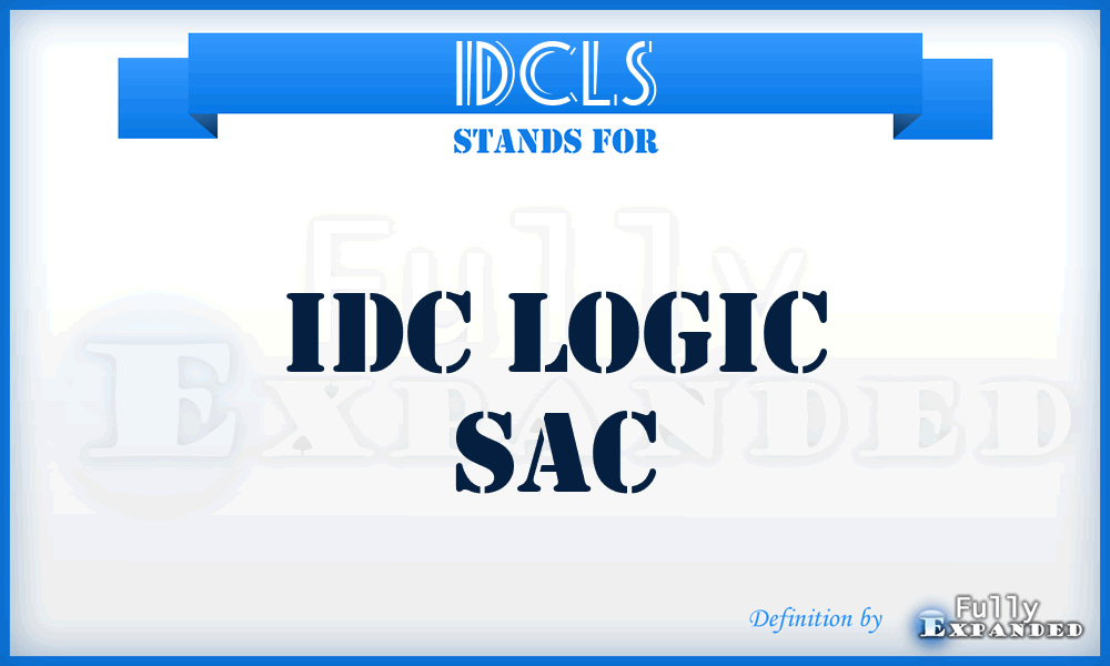 IDCLS - IDC Logic Sac