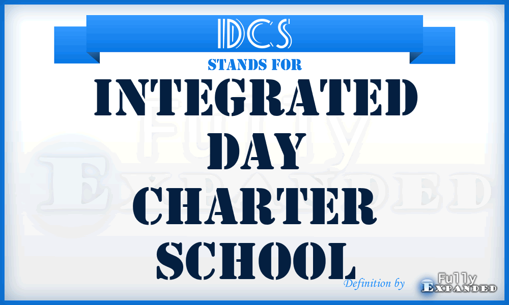 IDCS - Integrated Day Charter School