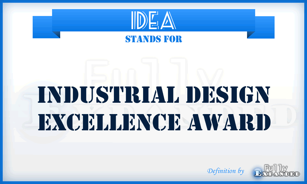 IDEA - Industrial Design Excellence Award