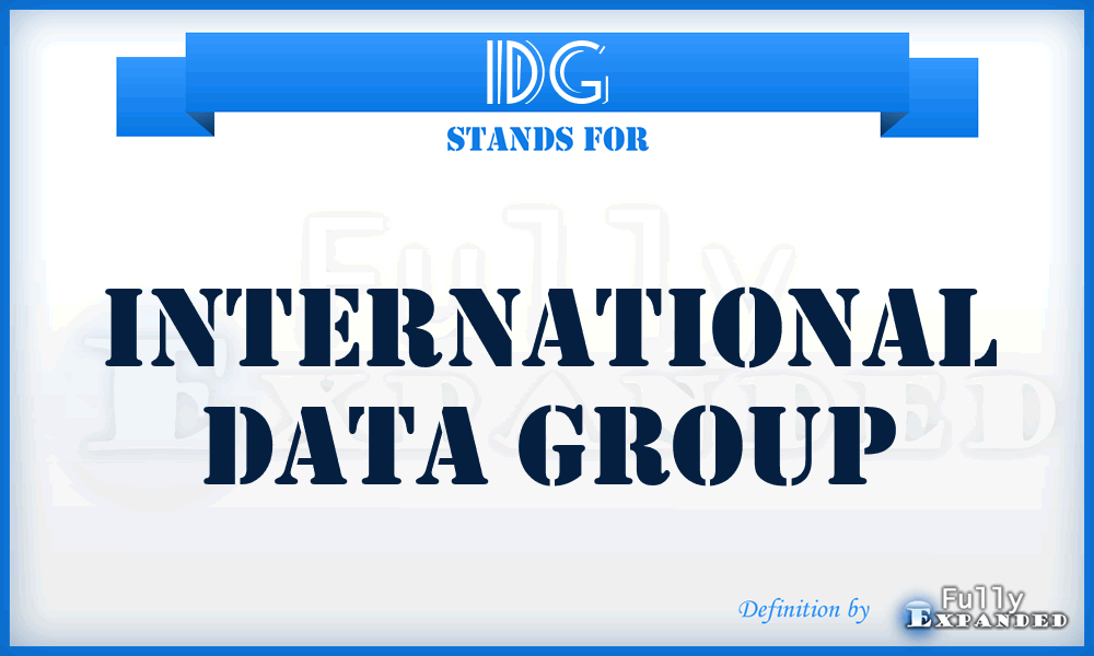 IDG - International Data Group