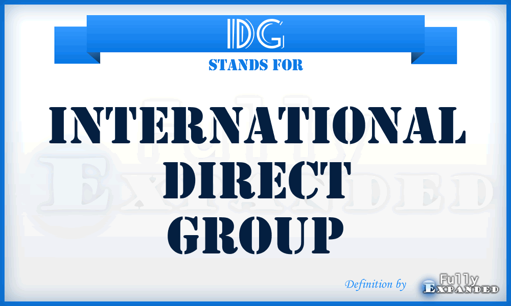 IDG - International Direct Group