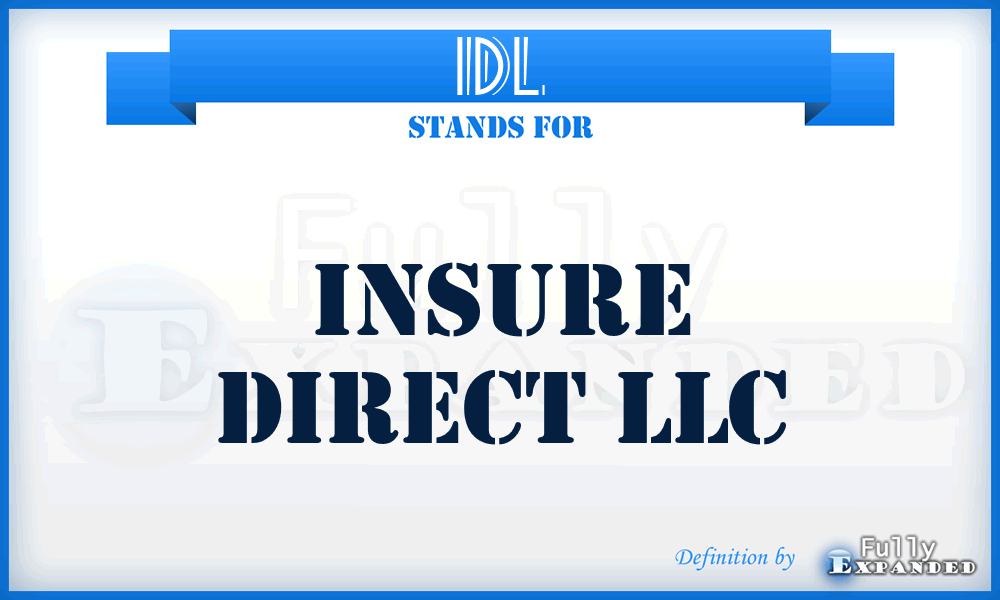 IDL - Insure Direct LLC