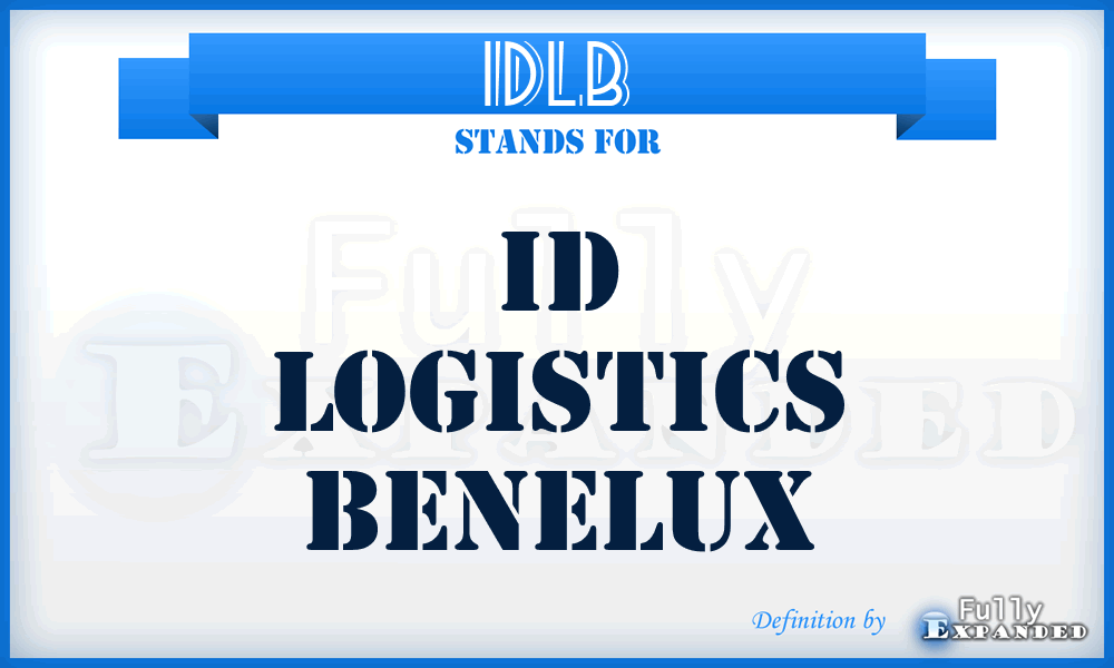 IDLB - ID Logistics Benelux