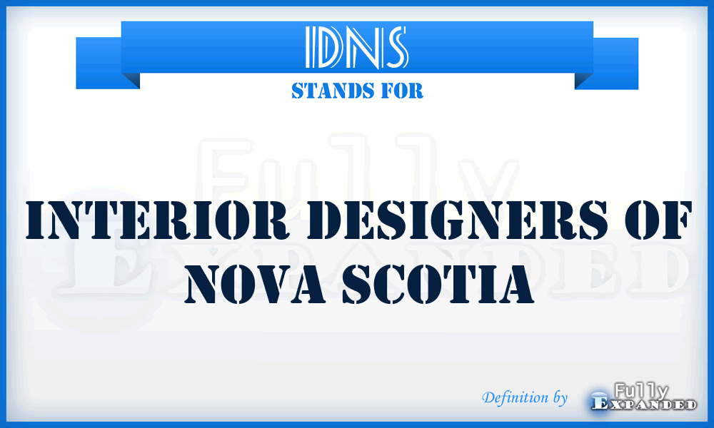 IDNS - Interior Designers of Nova Scotia